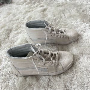 White high top vans